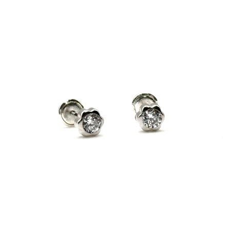 PENDIENTE PLATA MARGARITA 4 MM RH                                                                   