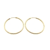 PENDIENTE PLATA ARO 1.5X40 MM BAÑO ORO                                                              