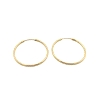 PENDIENTE PLATA ARO 1,5X35 MM BAÑO ORO                                                              