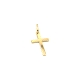CRUZ PLATA LISA 27X17BAÑO ORO                                                                       