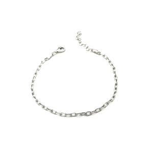 PULSERAS PLATA LISA ESLABONES                                                                       
