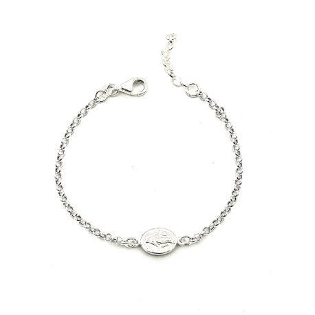 PULSERAS PLATA MOTIVO MILAGROSA                                                                     