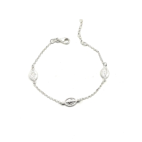 PULSERAS PLATA MILAGROSA                                                                            