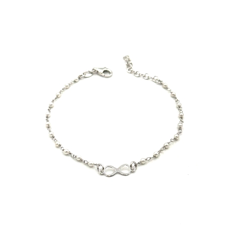 PULSERAS PLATA PERLITAS                                                                             
