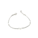 PULSERAS PLATA PERLAS                                                                               