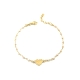 PULSERAS PLATA PIEDRA BAÑO ORO                                                                      