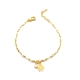 PULSERAS PLATA PERLAS CIRCONITA BAÑO ORO                                                            