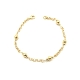 PULSERAS PLATA LISA BAÑO ORO                                                                        