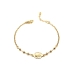 PULSERAS PLATA LISA MILAGROSA BAÑO ORO                                                              