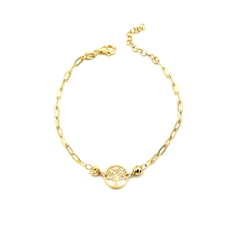 PULSERAS PLATA LISA BAÑO ORO                                                                        