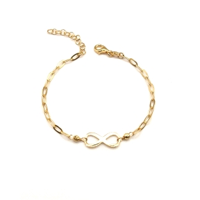PULSERAS PLATA LISA BAÑO ORO                                                                        
