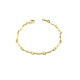 PULSERAS PLATA LISA BAÑO ORO                                                                        