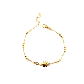 PULSERAS PLATA CIRCONITA BAÑO ORO                                                                   