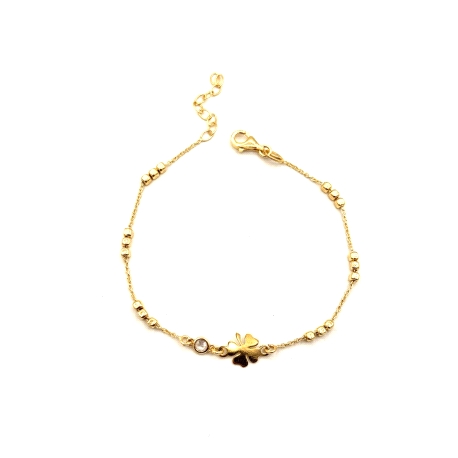 PULSERAS PLATA CIRCONITA BAÑO ORO                                                                   
