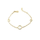 PULSERAS PLATA LISA BAÑO ORO                                                                        