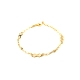 PULSERAS PLATA LISA BAÑO ORO                                                                        