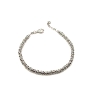 PULSERAS PLATA LISA ANILLAS