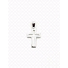 CRUZ PLATA LISA CALADA 2 X 1,2 CM