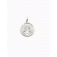 COLGANTE PLATA SAN BENITO 14 MM                                                                     
