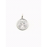 COLGANTE PLATA SAN BENITO 14 MM
