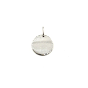 COLGANTE PLATA DISCO 16 MM                                                                          