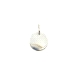 COLGANTE PLATA DISCO 14 MM                                                                          