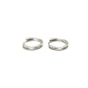 PENDIENTE PLATA CIRCONITAS                                                                          