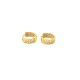 PENDIENTE PLATA ARO 10 MM CIRC. BAÑO ORO                                                            