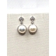 PENDIENTE PLATA PERLA CIRCONITAS                                                                    