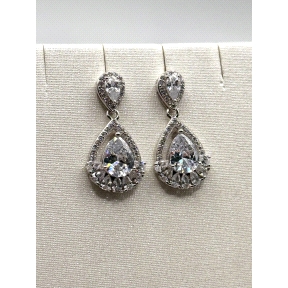 PENDIENTE PLATA CIRCONITAS                                                                          