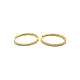 PENDIENTE PLATA ARO CIRC. 25 MM BAÑO ORO                                                            
