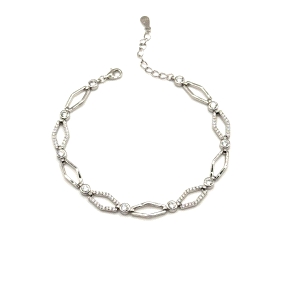 PULSERAS PLATA CIRCONITAS                                                                           