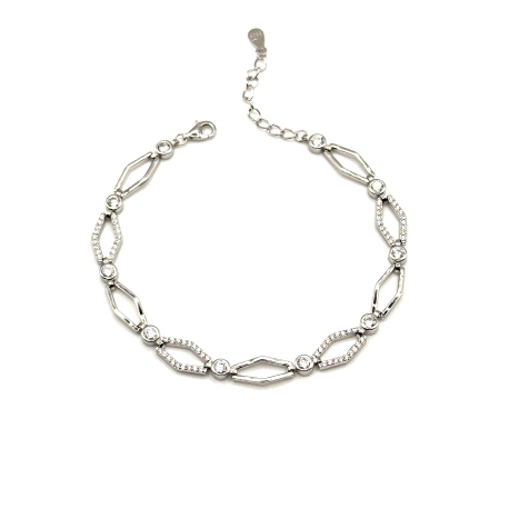 PULSERAS PLATA CIRCONITAS                                                                           