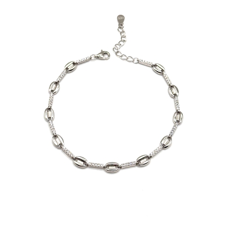 PULSERAS PLATA CIRCONITAS                                                                           