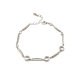PULSERAS PLATA CIRCONITAS                                                                           