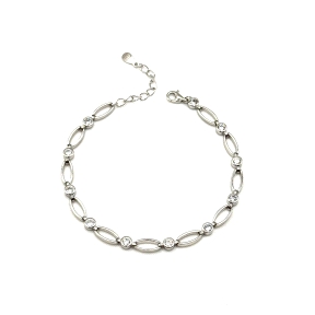PULSERAS PLATA CIRCONITAS                                                                           