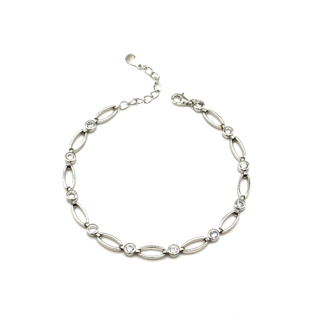 PULSERAS PLATA CIRCONITAS                                                                           