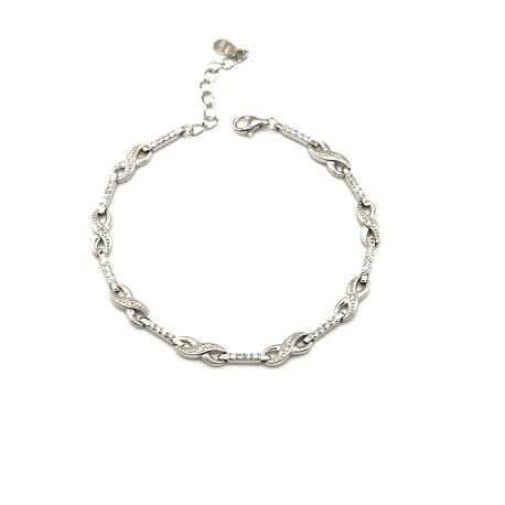 PULSERAS PLATA CIRCONITAS                                                                           