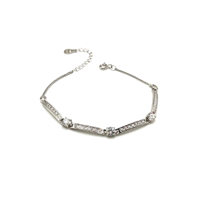 PULSERAS PLATA MOISSANITA                                                                           