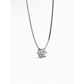 GARGANTILLA PLATA MOISSANITA                                                                        