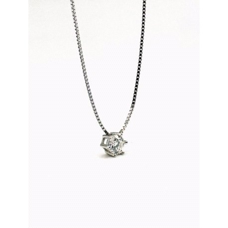 GARGANTILLA PLATA MOISSANITA                                                                        