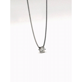 GARGANTILLA PLATA MOISSANITA                                                                        
