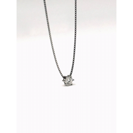 GARGANTILLA PLATA MOISSANITA                                                                        